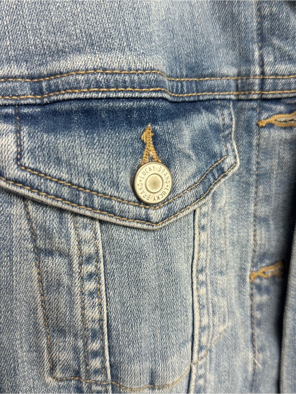 Lucky Brand Women's Light Blue Denim Jacket Size S - Picture 5 of 6